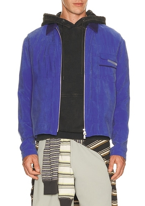 XLIM Ep.9 02 Jacket in Ribbon Blue - Blue. Size XL/1X (also in S, M, L).