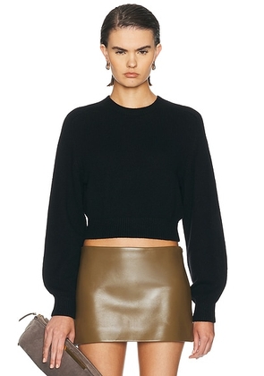 KHAITE Masie Cashmere Sweater in Black - Black. Size S (also in XS, M, L).