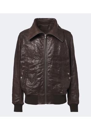 Rick Owens Dracuflight leather blouson jacket