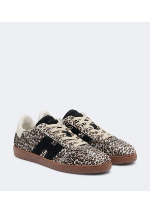 Hogan H647 printed calf hair sneakers