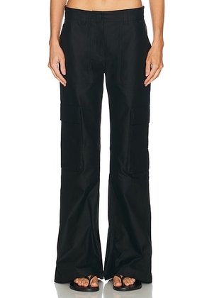 Acne Studios Pieter Classic Satin Trouser in Black - Black. Size 40 (also in 34, 36, 38, 42).