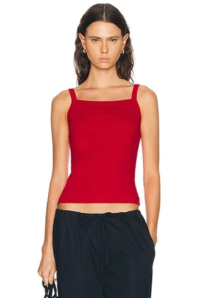 FLORE FLORE May Cami Top in Apple - Red. Size XL (also in XS, S, M, L).