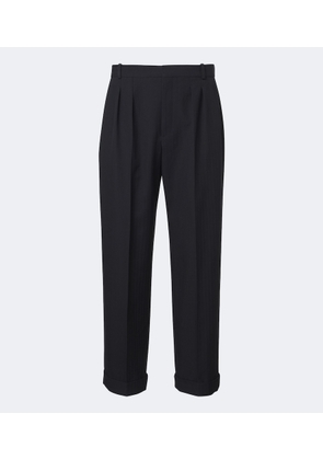 The Row Tavel pleated wool and cashmere straight pants