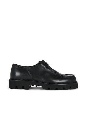 Collegium Pillar Moc-Toe Derby in Nero - Black. Size 42 (also in 41, 43, 44, 45, 46).