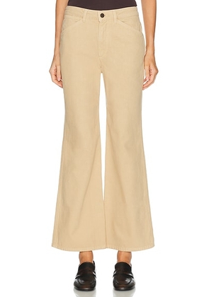 Lemaire Flared 5 Pockets in Straw - Tan. Size 40 (also in 34, 38, 42).
