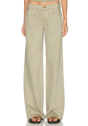 SLVRLAKE Mica Wide Leg in Sand Dune - Brown. Size 28 (also in 24, 25, 27, 29, 30).