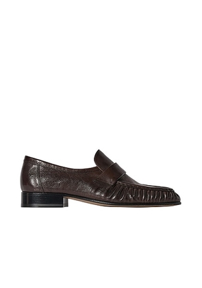 The Row Soft Loafer in Deep Brown - Brown. Size 39.5 (also in 36, 35.5, 36.5, 37, 38, 38.5, 39, 40, 40.5, 41, 42).