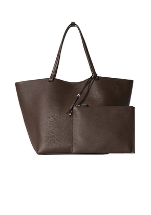 The Row Park Tote Three Bag in Deep Brown ANS - Brown. Size all.