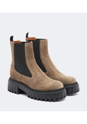 Hogan H700 suede ankle boots