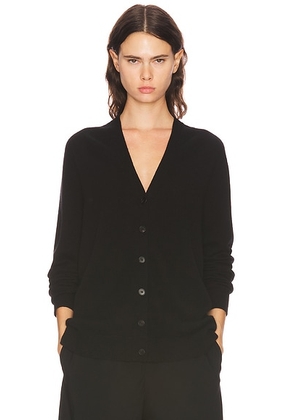 The Row Pelagia Cashmere Cardigan in Black - Black. Size S (also in M).