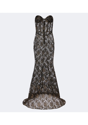 The New Arrivals Ilkyaz Ozel Evelyne lace bustier gown