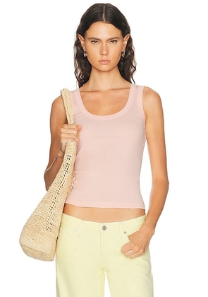 FLORE FLORE Hillie Tank Top in Bloom - Pink. Size L (also in XS, S, M, XL).