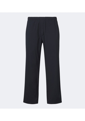 The Row Pascale cotton-blend poplin straight pants