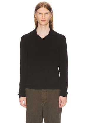 The Row Ripley Top in Black - Black. Size XL/1X (also in S, M, L).