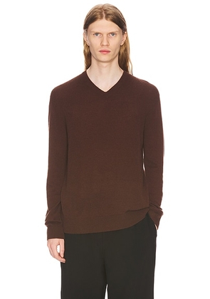 The Row Thamm Top in Chocolate - Brown. Size XL/1X (also in S, M, L).