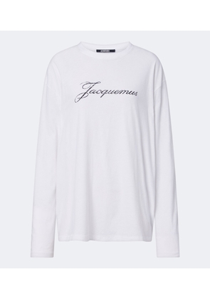 Jacquemus Logo cotton and hemp jersey T-shirt