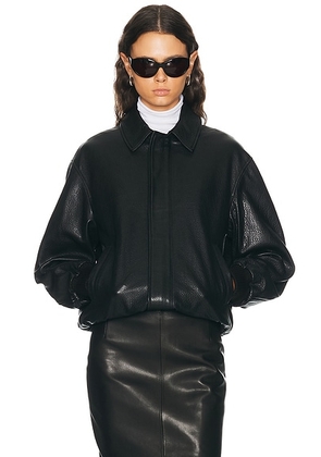 NOUR HAMMOUR Toyen Jacket in Black - Black. Size M (also in XS, S, L, XL).