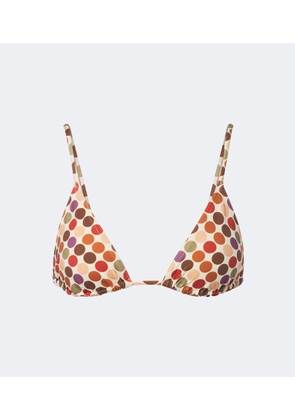 Eres Colorful polka-dot bikini top