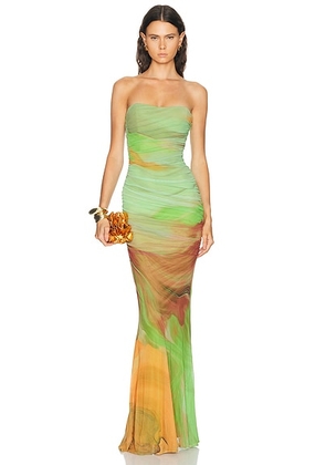 Retrofete Isadore Dress in Pera Brushstroke - Multi. Size M (also in XS, S, L).