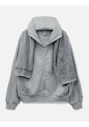 Terry Towel Zip Hoodie