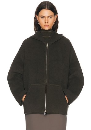 KHAITE Dolem Jacket in Army Melange - Grey. Size M (also in XS, S, L).