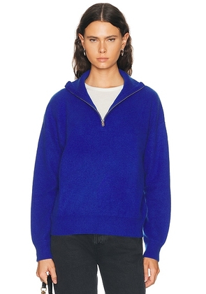 Staud Hudson Cashmere Sweater in Cobalt - Blue. Size S (also in XS, M, L).