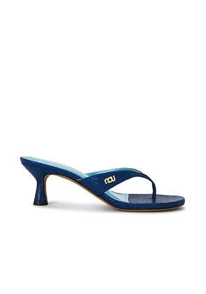 NOU Kitty Sandal in Blue Raspberry Snake - Blue. Size 39 (also in 35, 36, 37, 38, 40, 41, 42).