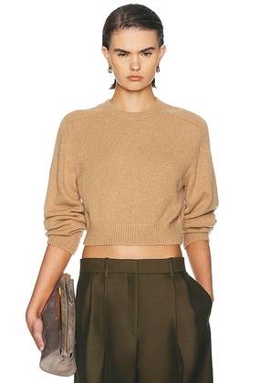 KHAITE Masie Sweater in Camel - Brown. Size L (also in S).