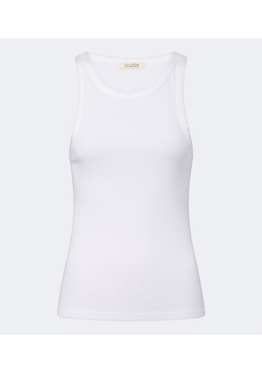 Nili Lotan Jennifer ribbed-knit cotton tank top
