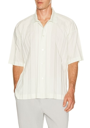 Homme Plisse Issey Miyake Edge Shirt Shirt in White - White. Size 2 (also in 3).