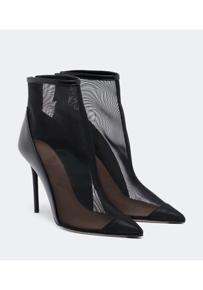 Malone Souliers Arc leather-trimmed mesh ankle boots