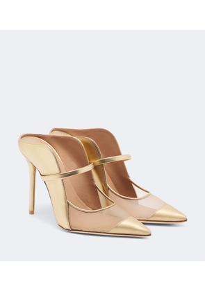Malone Souliers Maureen leather and mesh mules