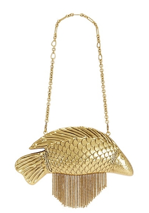 Cult Gaia Neemo Clutch in Antique Brass - Metallic Gold. Size all.