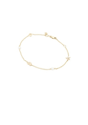 Sydney Evan Shells Chain Bracelet in Gold - Metallic Gold. Size all.