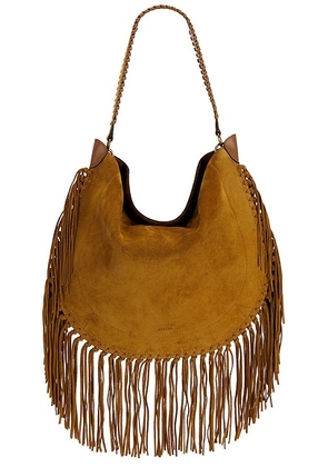 Isabel Marant Oskan Hobo Soft Bag in Cognac - Brown. Size all.