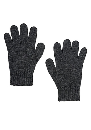 The Row Pleon Cashmere Gloves in Charcoal Melange - Grey. Size XS/S (also in M/L).