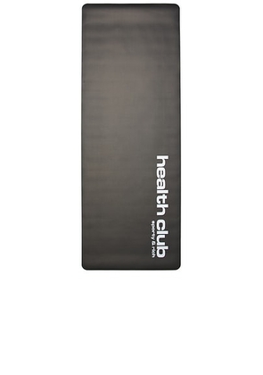 Sporty & Rich Bold Health Yoga Mat in Black - Black. Size all.