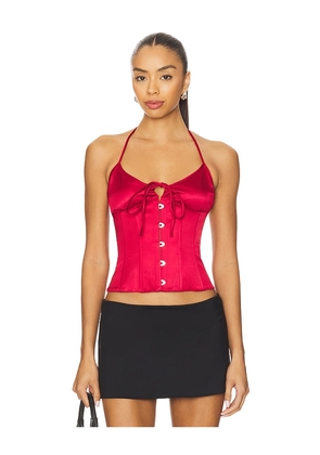 GUIZIO Marini Corset in Red. Size L. Also in M, XL.
