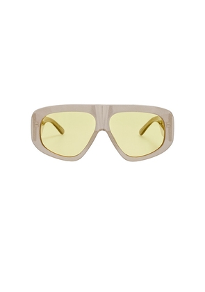 THE ATTICO Milano Sunglasses in Metallic Silver.