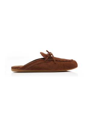 Miu Miu Suede Loafer Mules - Moda Operandi