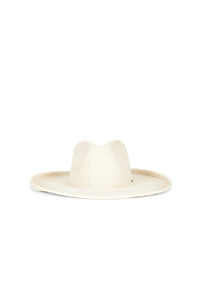 Brixton Marlow Straw Rancher Hat in Ivory. Size XS. Also in S, M, L.