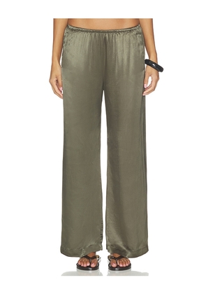 Bobi Wide Leg Pants in Sage. Size S. Also in M, L, XL.