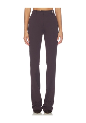 THE ATTICO Slim Long Pant in Brown. Size 36. Also in 38, 40, 42.