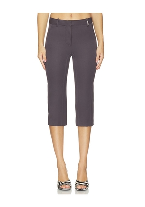 THE ATTICO Capri Pant in Purple. Size 36. Also in 38, 40, 42, 44.