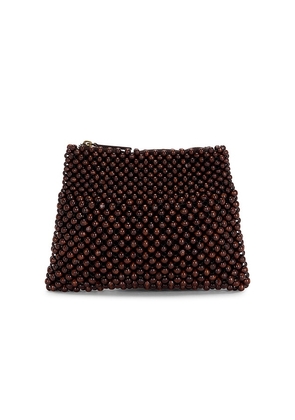 BEMBIEN Lotte Clutch in Brown.