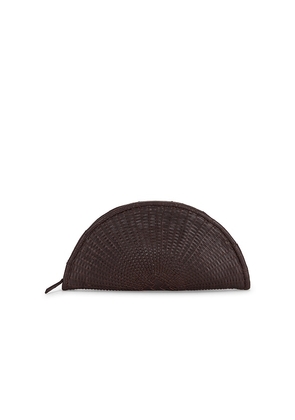 BEMBIEN Perla Clutch in Brown.