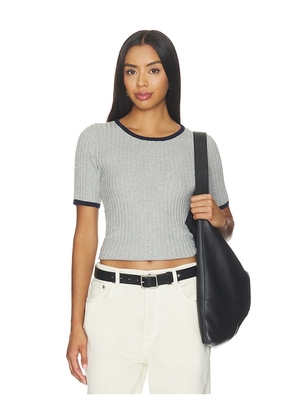 CLOSED Crew Neck Short Sleeve in Grey. Size XXS. Also in XS, S, M, L, XL.