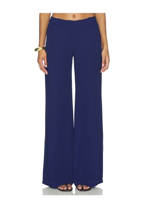 Amanda Uprichard Saddler Pants in Navy. Size XS. Also in S, M, L, XL.