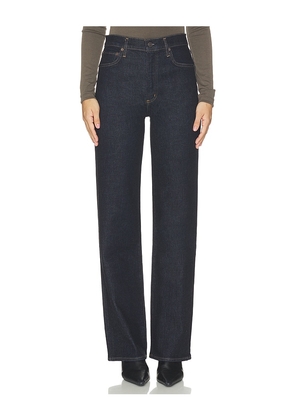 AGOLDE Harper Jean in Blue. Size 23. Also in 24, 25, 26, 27, 28, 29, 30, 31, 32, 33, 34.