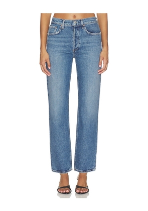 AGOLDE Lana Jean in Blue. Size 23. Also in 24, 25, 26, 27, 28, 29, 30, 31, 32, 33, 34.